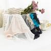 Solid Color Sumptuous Hollow Out Women Low-rise Net Lace Panties Briefs Underwear