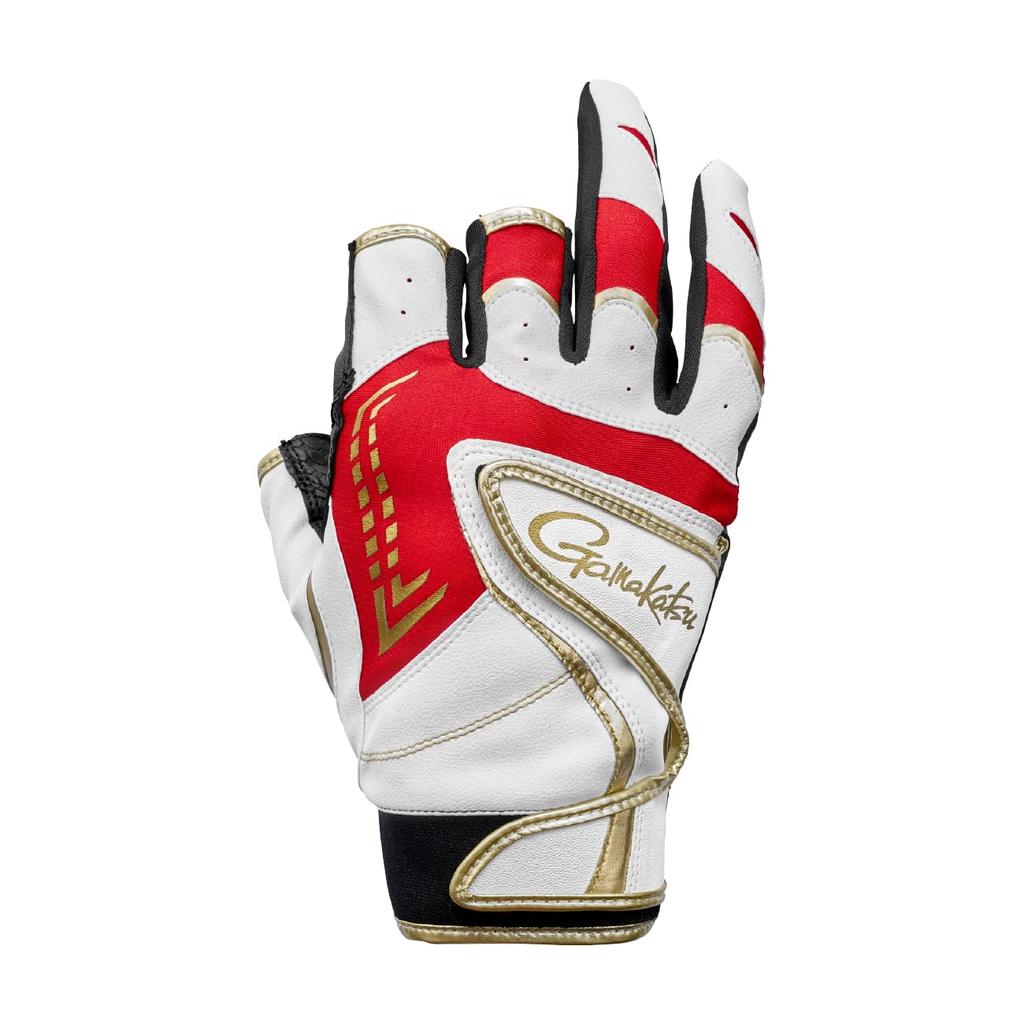 Gamakatsu Double Belt Fishing Gloves GM7303 White LL (3 Cut)