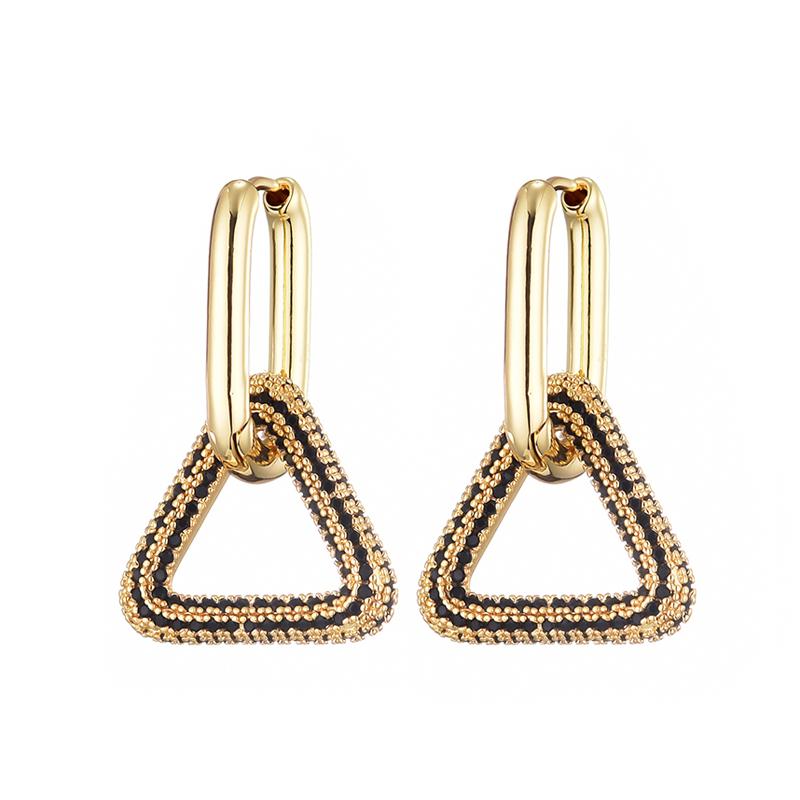 Classic Stainless Steel Ear Buckle For Women Trendy Gold Silver Color Big Oval Rectangle Hoop Huggie Punk Hip Hop Jewelry Gift