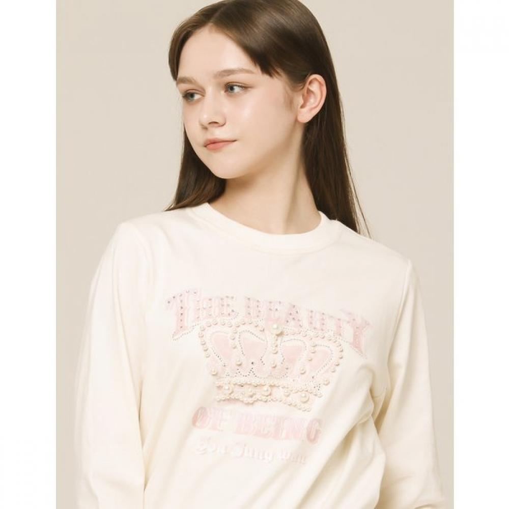 SON JUNG WAN Bidding Lettering Crown Pullover Zdr6161190