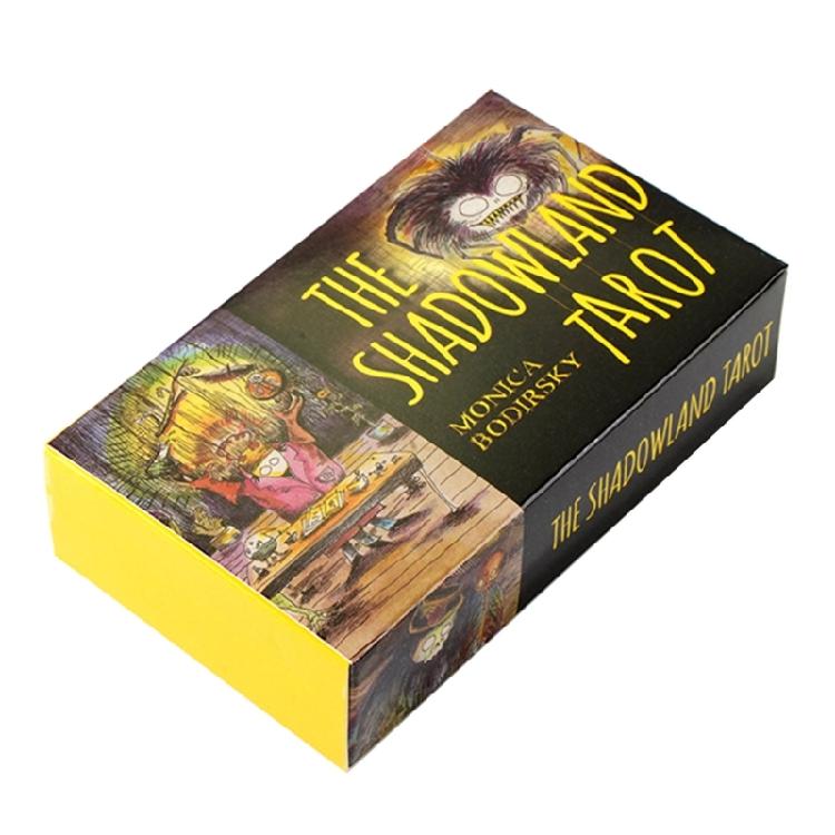 Jeu de société de divination Terre d'Ombre Mystérieuse Cartes de Tarot Édition Complète Anglaise
