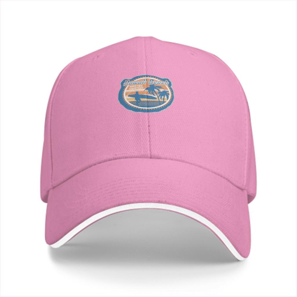 Surf Beach Palm Trees Graphic Baseball Cap Polyester Adjustable Casual Hat Unisex