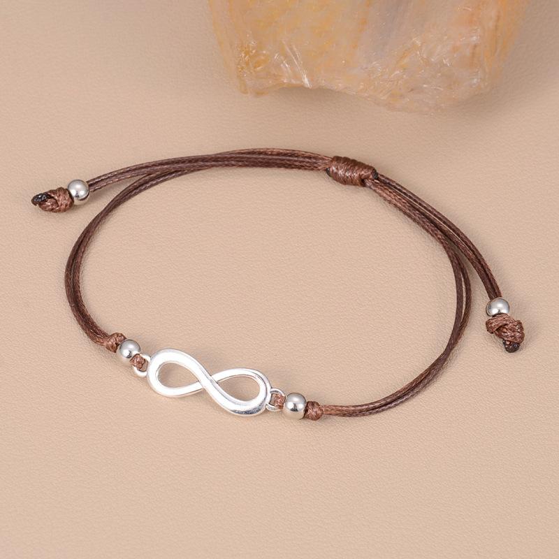 Simple and Infinite Love Handmade Beaded Bracelet - for Both Men and Women, A Friendship Bracelet for Couples