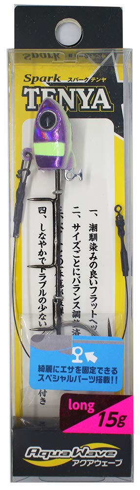 

CORMORAN Spark Tenya 15g Long Purple Zebra #TE5