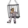 Halloween Hanging Toys Prisoner Cage Electric Luminous Sound Can Be Hung And Can Be Carried Plain Clothes Color Blocked Leopard Print