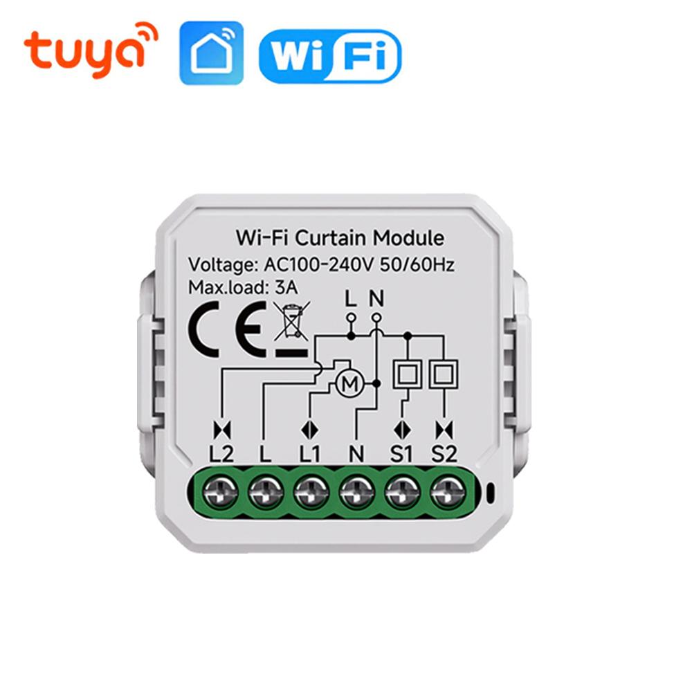 

Tuya WiFi Smart Curtain Switch Module For Blinds Roller Shutter Electric Motor Smart Life Control Works With Alexa Google Home