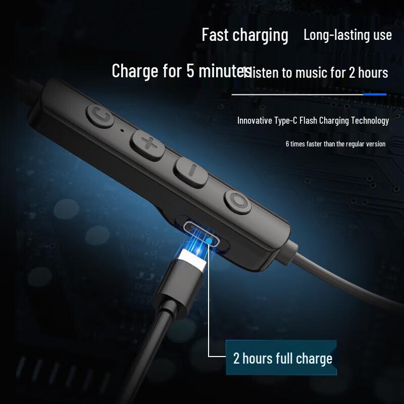 Oaks A20 Wireless Neckband Headphones