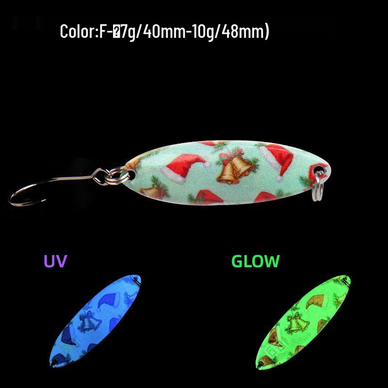 LETOYO UV Luminous 3D Printed Double-sided Trout and Asp Bait