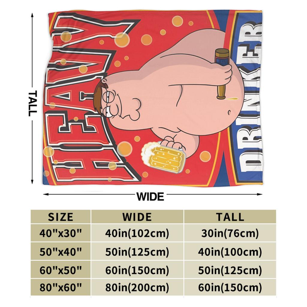 Peter Griffin  Blankets Quality Super Soft  Bedding Throws Winter Kids Adult Outdoor Comfortable Bedspread