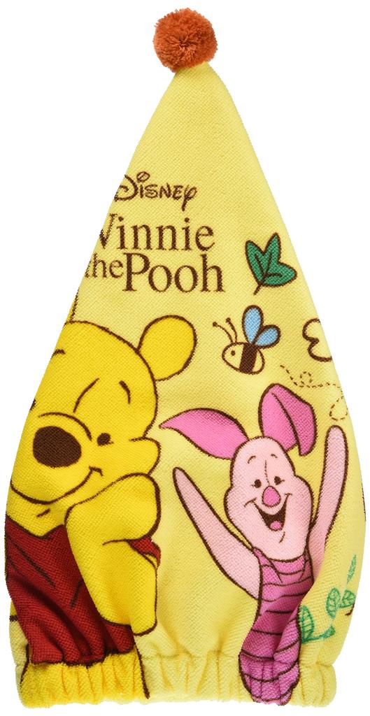 Marushin Disney Winnie the Pooh Happy Honey Balloon Towel Cap for Swimming Fits Head Circumferences Approximately Product Number 2125017400 Kids, Cap,