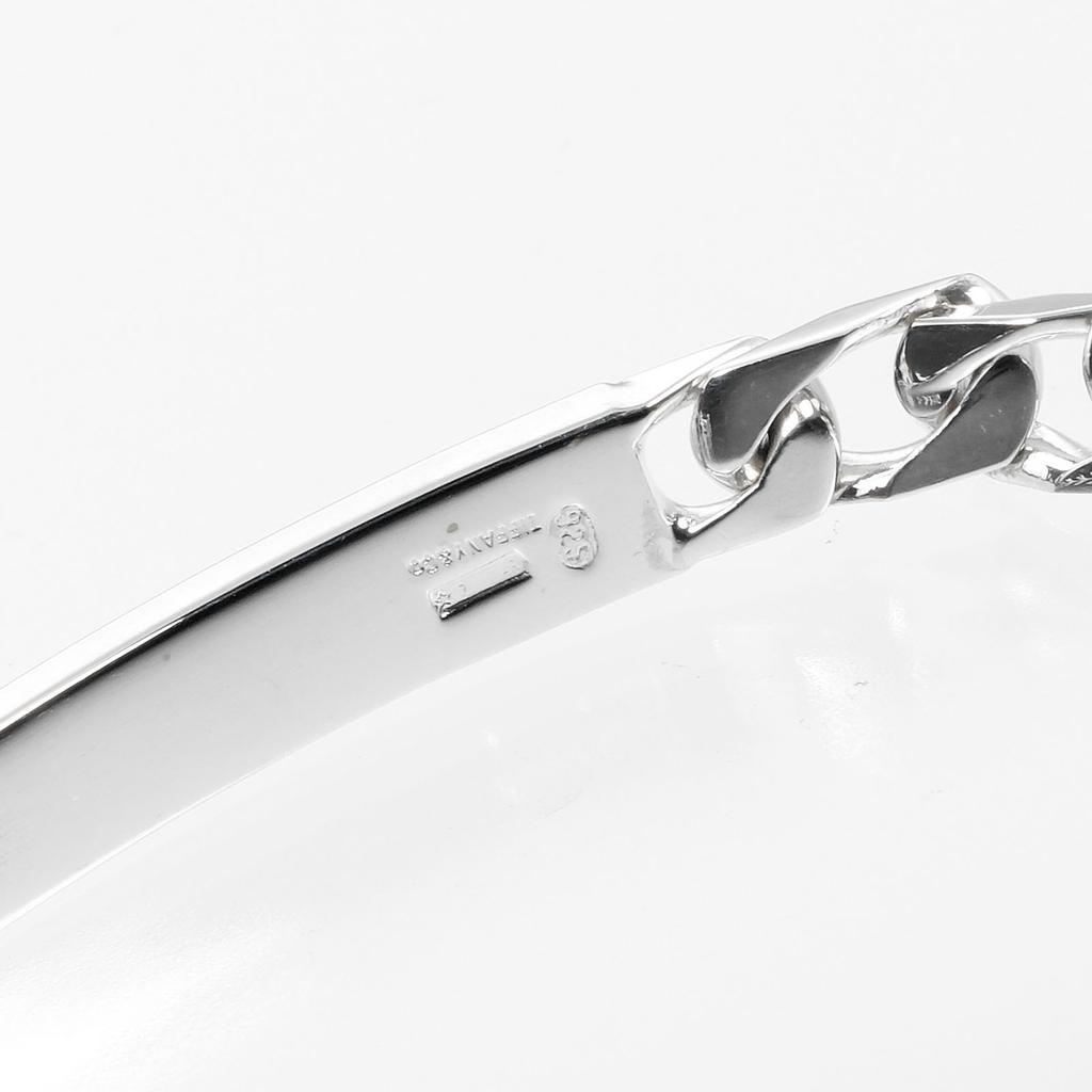 TIFFANY&Co. Kihei ID Plate Bracelet Silver925 13.35g Women Used