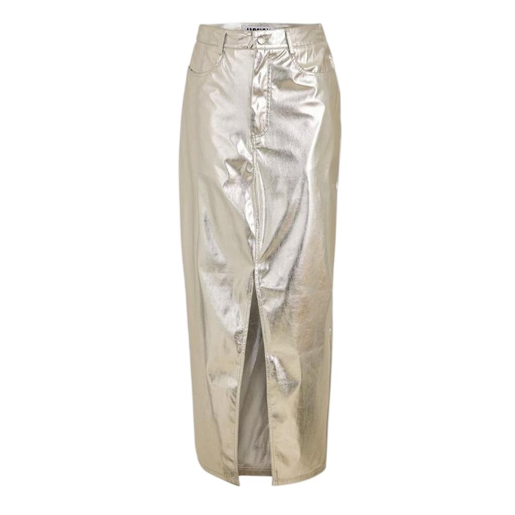 AmyLynn Womens/Ladies Lupe Metallic Front Slit Pencil Skirt