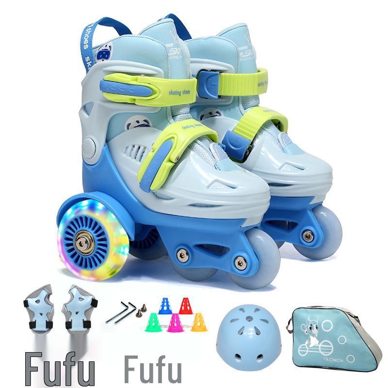 Beginner Children's Double Row Roller & Ice Skates