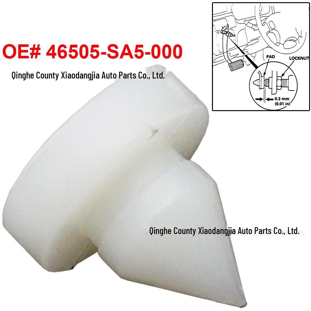 The 46505-SA5-000 is compatible with Honda/Acura brake and clutch pedal limit block clips.