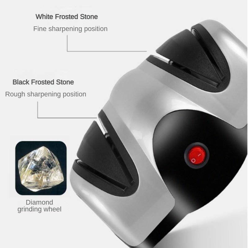 40W Multifunctional Double Sided Sharpening Equipment Automatic Sharpening Machine Household Electric Knife Sharpener