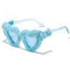 New Fashion Glasses Plush Love Sunglasses Peach Heart Dance Party Funny Heart Sunglasses