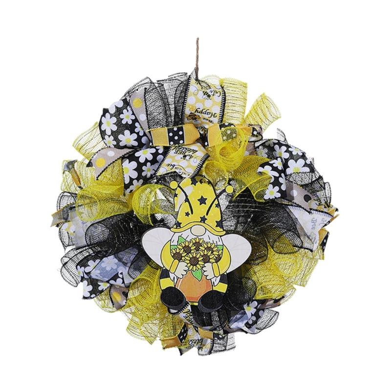

Outdoor Door Wreath Artificial Spring Wreath Easy to Clean,Perfect for Home, Parties, Weddings Home Decorations