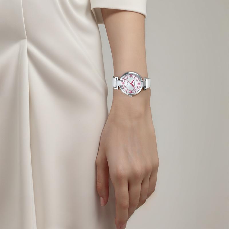 Casio STANDARD series 50 meters waterproof and elegant quartz movement stainless steel strap Japanese and Korean watch women's watch LTP-E403D-4A