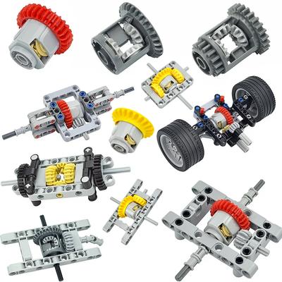 High-Tech Bausteine Differential Kombiniertes Getriebe Differentialräder Kompatibel mit Technischen Teilen 6573 62821 65414 Steine