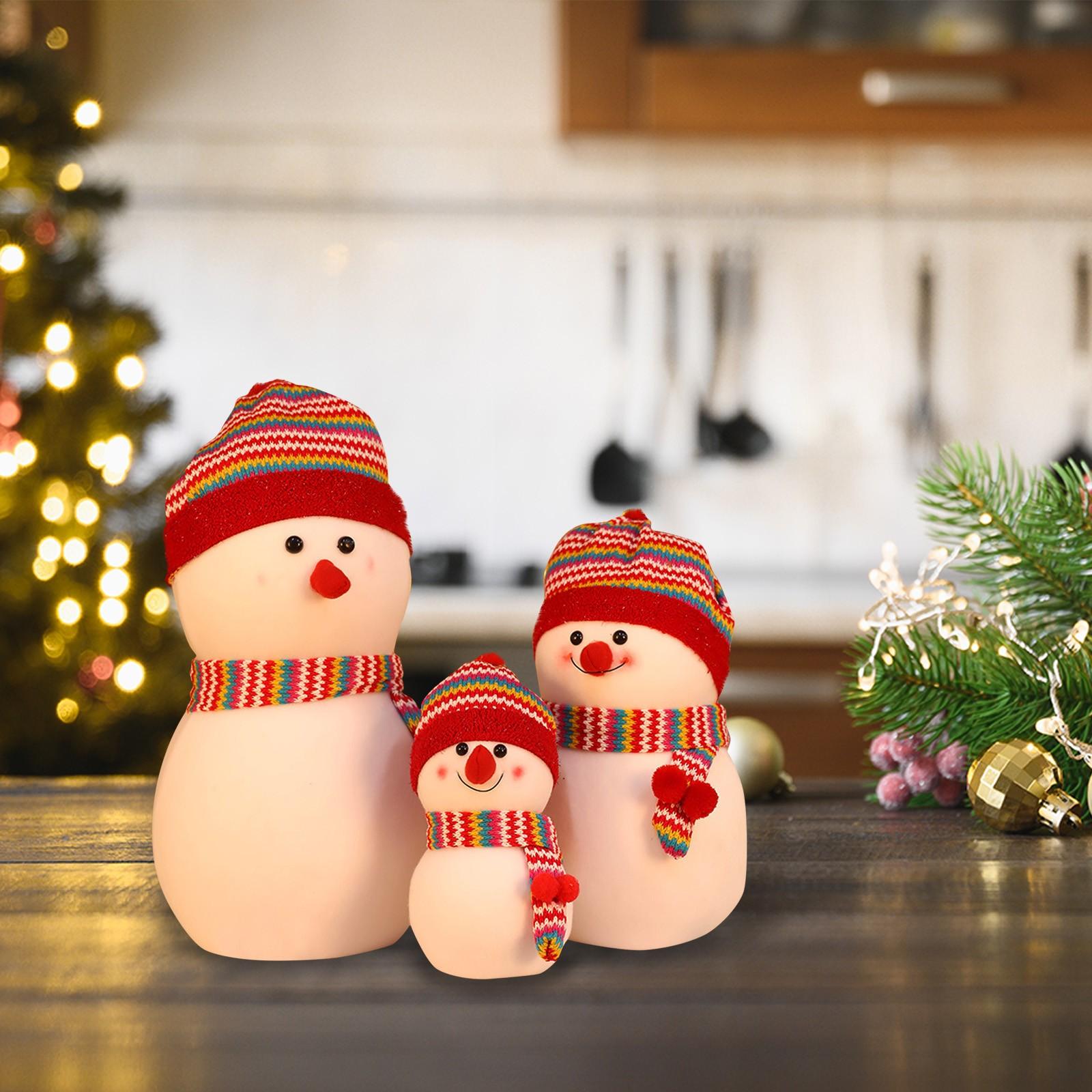 

Рождественская кукла-снеговик Рождественская кукла Украшения Праздничные подарки Декорации для оформления витрин торговых центров One Size красный