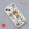 Ölgemälde Cartoon Ente Handyhülle für Iphone 14 13 11 12 Pro MAX 13 12 MiNi 7 8plus 14 13 11PRO X XS 12 11 XR Lammfellhüllen