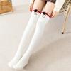 Over Above Knee Socks Long Womens Striped Panda Cat Winter Warm Ladies Girls Black White Funny Thigh High Stockings Christmas