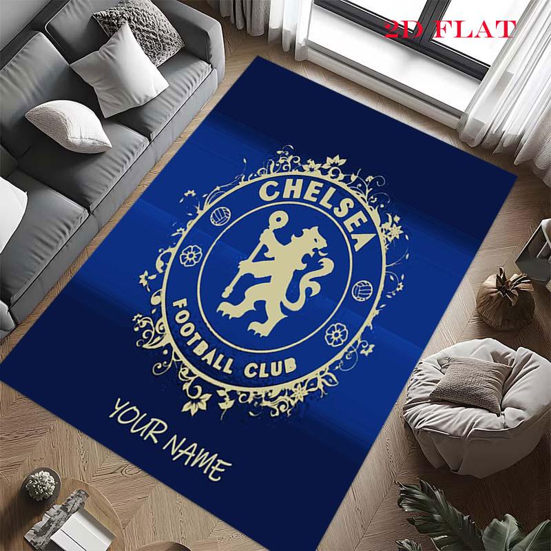 Custom Chelsea F.C Carpet Rug for Living Room Bedroom Home Sofa Decoration,Kids play Nonslip Floor Mat