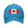 Custom Cotton Flag Of Canada Baseball Cap Hip Hop Women Men's Adjustable Dad Hat Summer