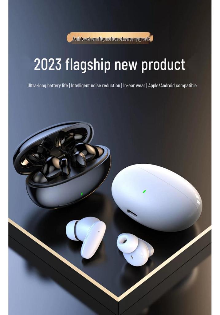 5.4 True Wireless Noise-Cancelling Earbuds with Long Battery for Sports & Gaming