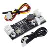 DC12V 0.8A DC PWM 2-3 Wire Fan Temperature Control Speed Controller Chassis Computer Noiseor PC CPU Cooler Fan Alarm STK IC