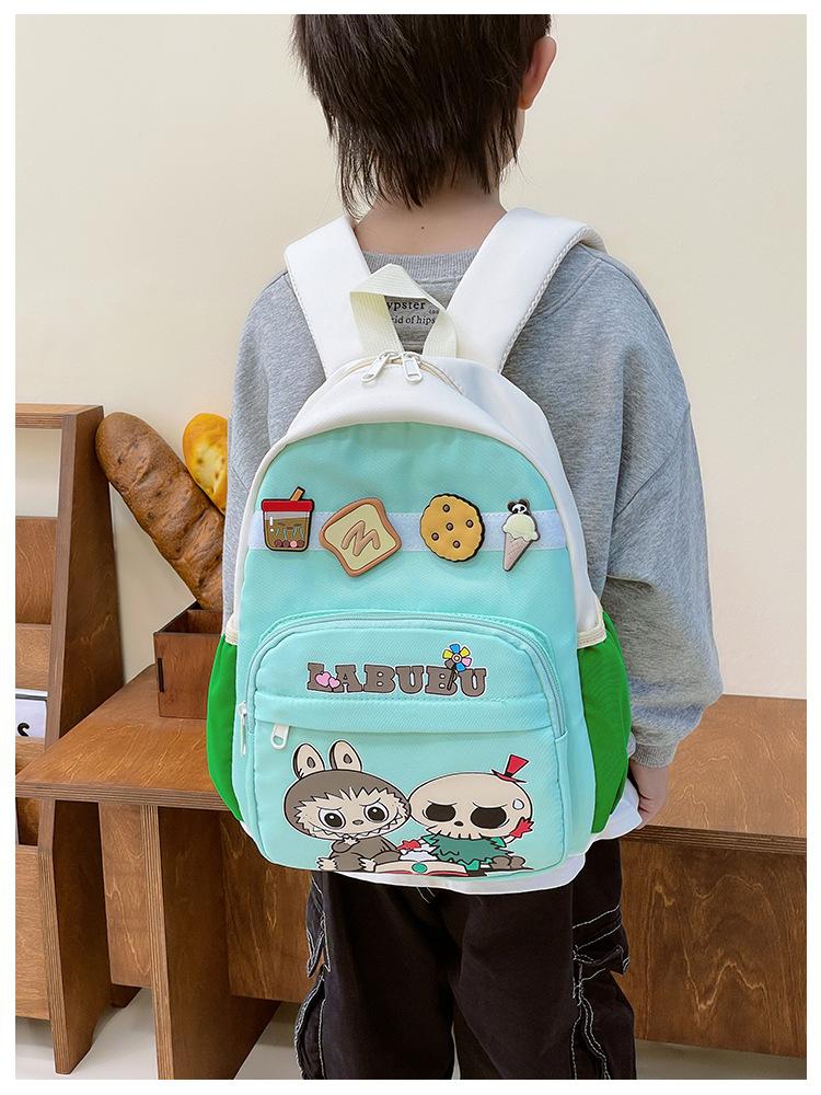School BagsNew Labubu Children's Small  Cute Backpack Cartoon 3-10 Year Old Children's Backpack CLE