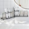 Non-Slip Toothbrush Holder Carbon Steel Electric Toothbrush Stand Toothpaste Shelf  Bathroom