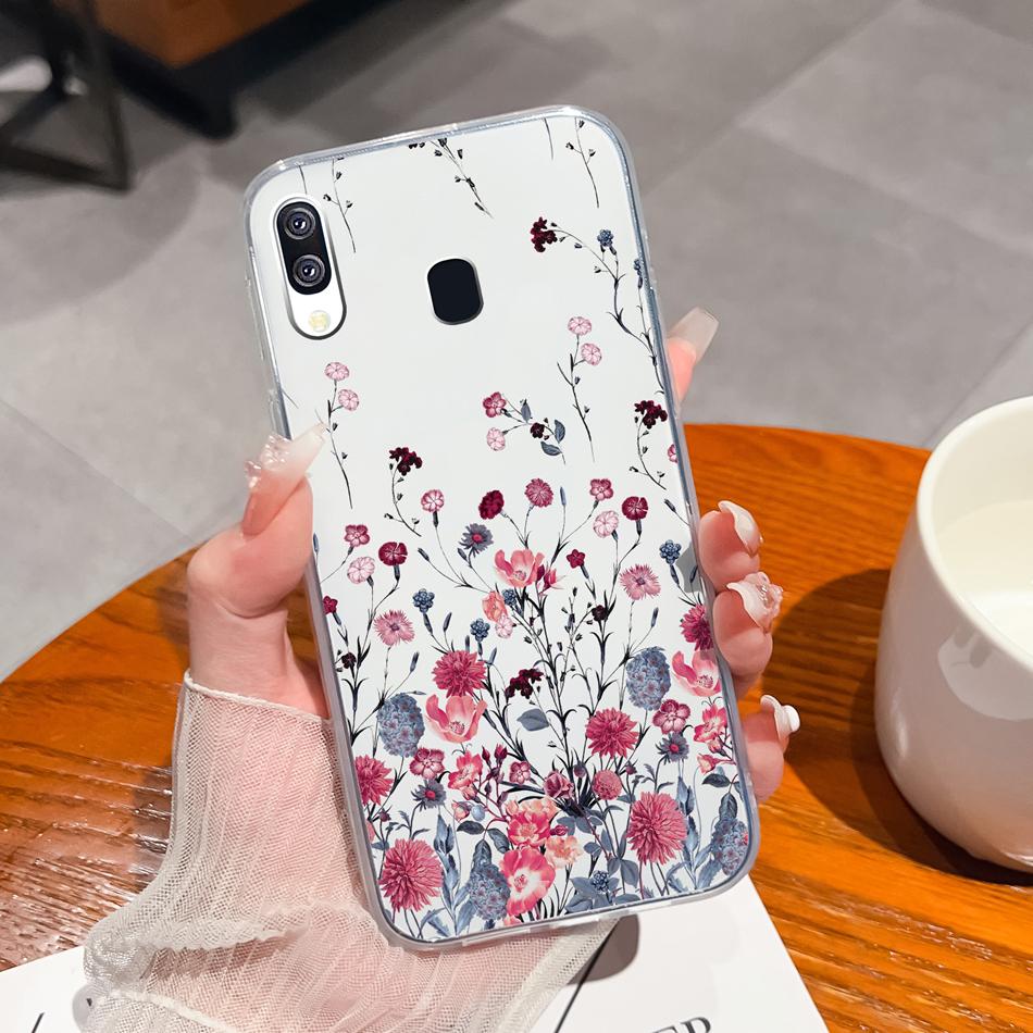 For Samsung Galaxy A40 A41 Phone Case Simple Creative Clear Back Cover For Samsung A 40 A 41 Soft TPU Silicone Anti Drop Fundas