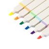 Deli Eye Protection Fluorescent Marker Pen, Macaron Morandi Colors, Soft Tip