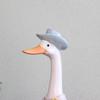 1pc/2pcs Couple Duck Statue Garden Ornaments Cartoon Duck Animal Resin Sculpture Ornaments Decoration For Outdoor Landscape Pond Yard Lawn Garden