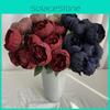 Faux Peony Bouquet With 7 Heads For Indoor Outdoor Decoration And Gift Events