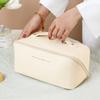 Large Capacity Cosmetic Bag Cosmetic Storage Bag PU Leather Portable Travel Toiletry Bag Women Cosmetic Bag Toiletries Organizer