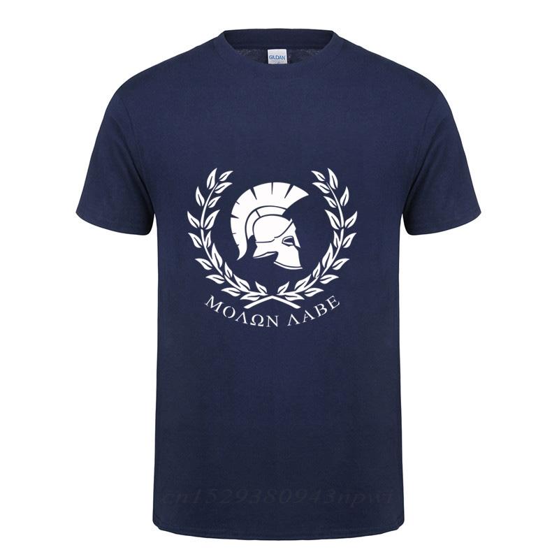

MOLON LABE Warrior Sparta Personaily T Shirt Men Clothing Streetwear Casual Plus Size Loose Short Sleeve O Neck Cotton Tshirt 4XL