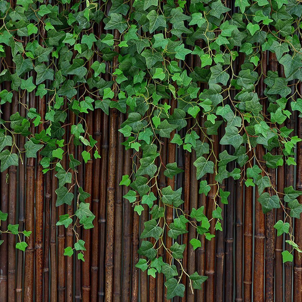 Creative Green Artificial Ivy Vine 80 Leaves 160cm Faux Ivy Photo Props DIY Accessories Simulation Ivy Garland Home Decoration