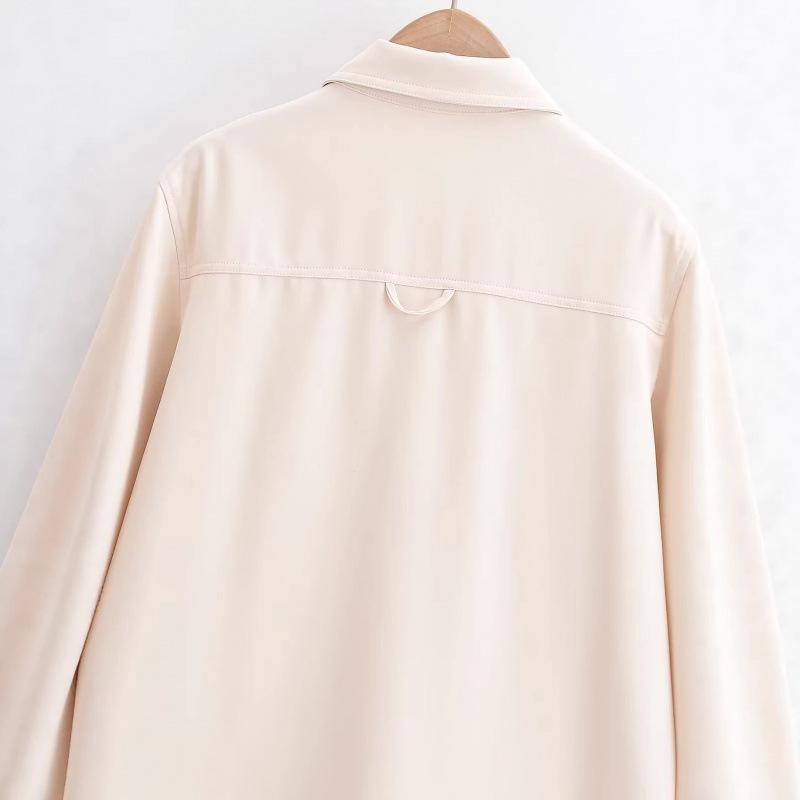 European & American Style Versatile Drape Pocket Shirt 2026