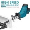 18V Adjustable Speed Chainsaw Wood Metal PVC Pipe Cutting Reciprocating Saw Power Tool Cordless Reciprocating Saw