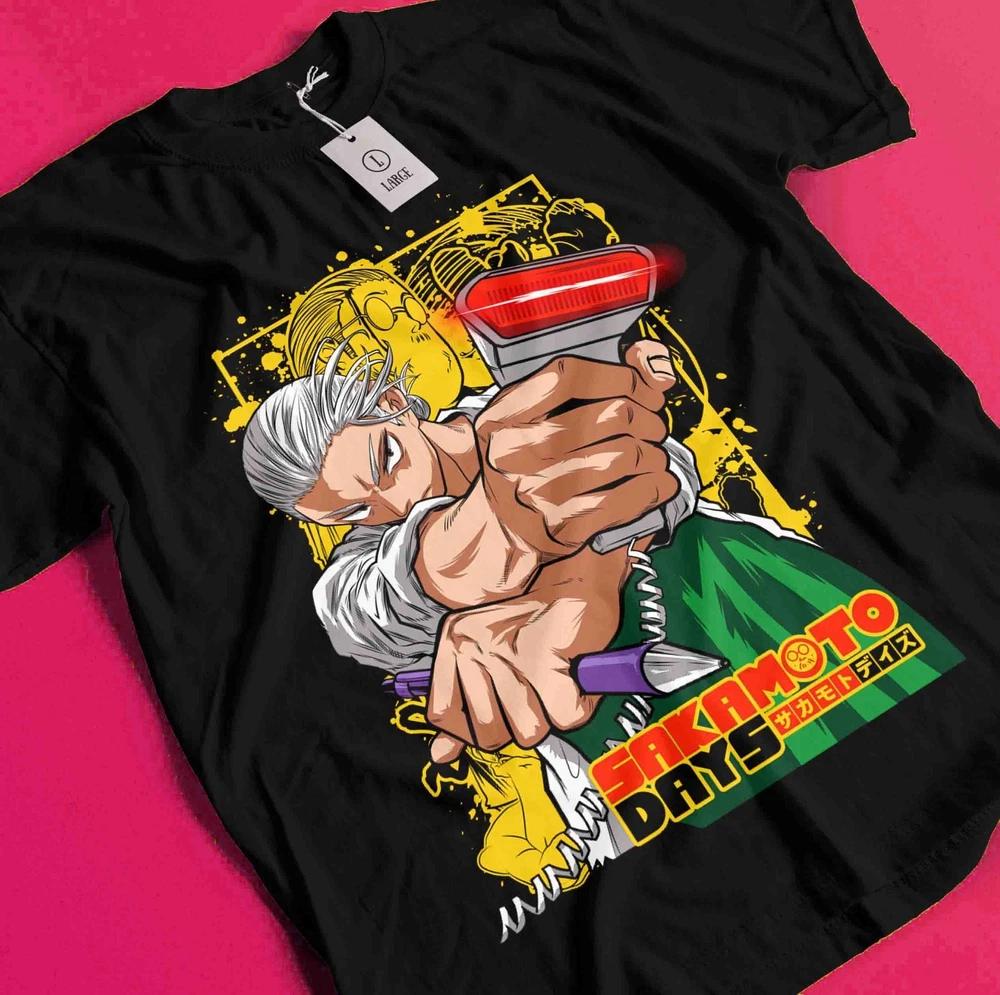 Sakamoto Days TShirt Taro Anime Tshirt Osaragi Unisexga Tee Yoichi Nagumo Shirt S