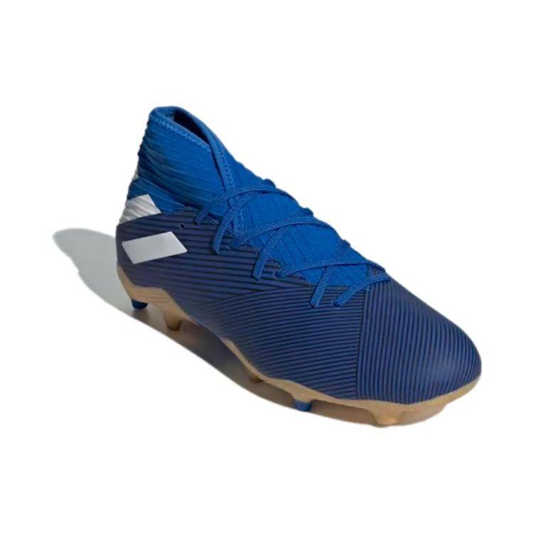 Adidas Nemeziz 19.3 FG Fußball Blau Gummi Herren Sneaker Cloud-Weiß Core-Schwarz F34391
