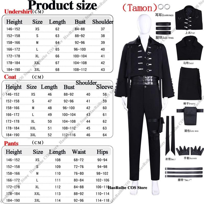 Tamon's B-Side Tamon Fukuhara Anime Cosplay Costume Wig F/ACE Stage Outfit Earrings Bag Hottiehara For Women Men Halloween Party