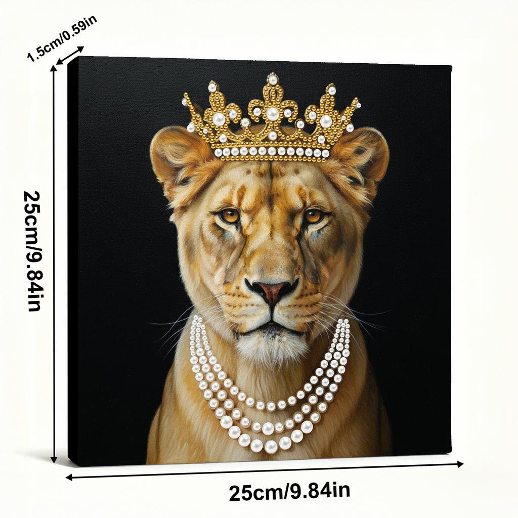 DIY Pearl Diamond Dots Paintings Picture Arts Craft With Frame Art Diamond Painting for Adults/Beginners Gift Home Decor 25x25cm