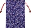 Kyosuke Goshuincho stamp approximately x 18 polka dot arabesque navy traditional Japanese large size Japanese-made (temple/shrine book)