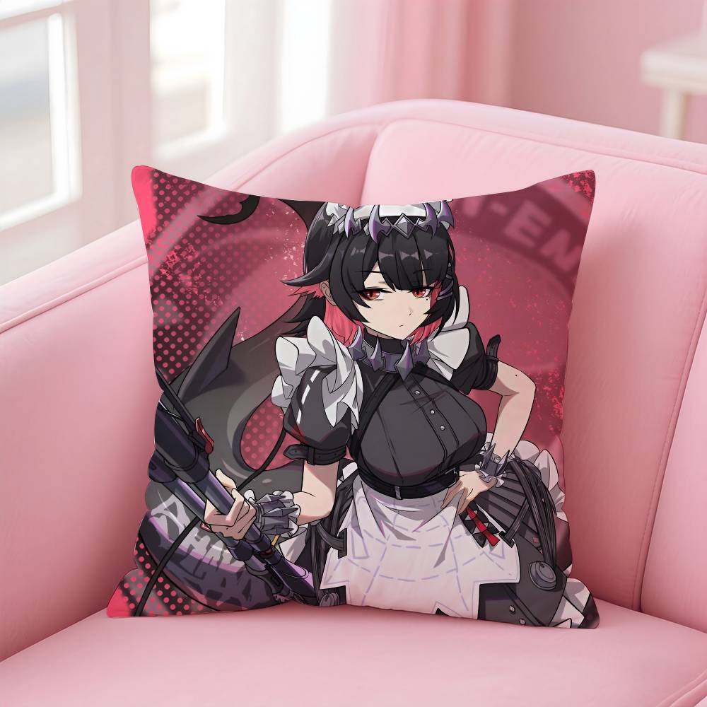 Game Z-Zenless Zone Zero Ellen Joe Pillow Case Pattern Printed Pillowcase For Living Room Sofa Cushion Cover & Bedroom Decor