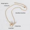 Sparkling Butterfly Pendant for Women's Fashion and Exquisite Stainless Steel Gold Plated Necklace for Women's Jewelry Gifts