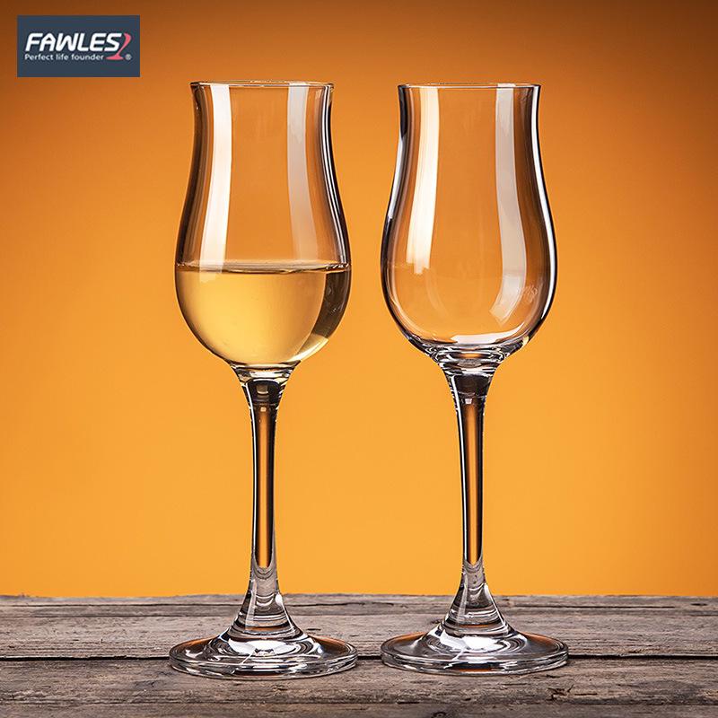 Bicchiere da Degustazione Whiskey e Vino in Cristallo Tulipano con Gambo