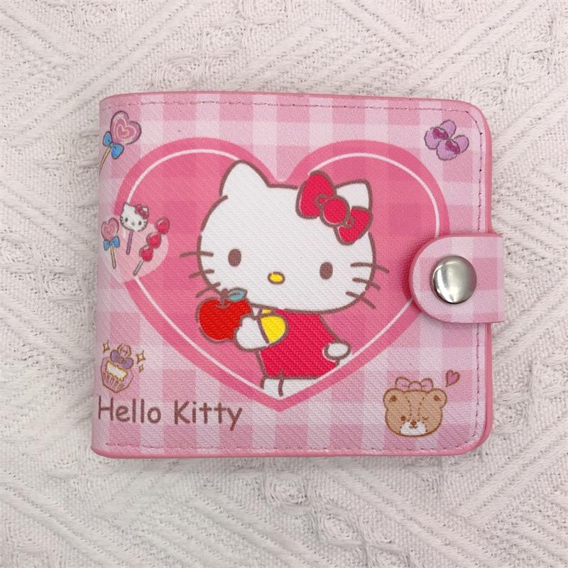Super Cute Pu Leather Cartoon Wallet With Button Closure For Kids And Adults